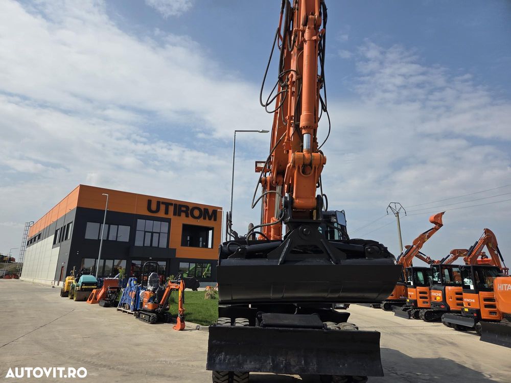 Hitachi PE ROTI 17t, ZX145W-6, 2018, 4.379h, LAMA SI CALE, 3 BRATE EXCAVARE, ad sapare 6m, latime 2,5m, inst picon+rotire, cupa EXCAVARE NOUA, cupa TALUZ INCLINABILA, Antifurt, 3 camere, consum mediu 8,6l/h, posibil leasing 3 ani, CA NOU, PROMOTIE 91.900 EUR - 8