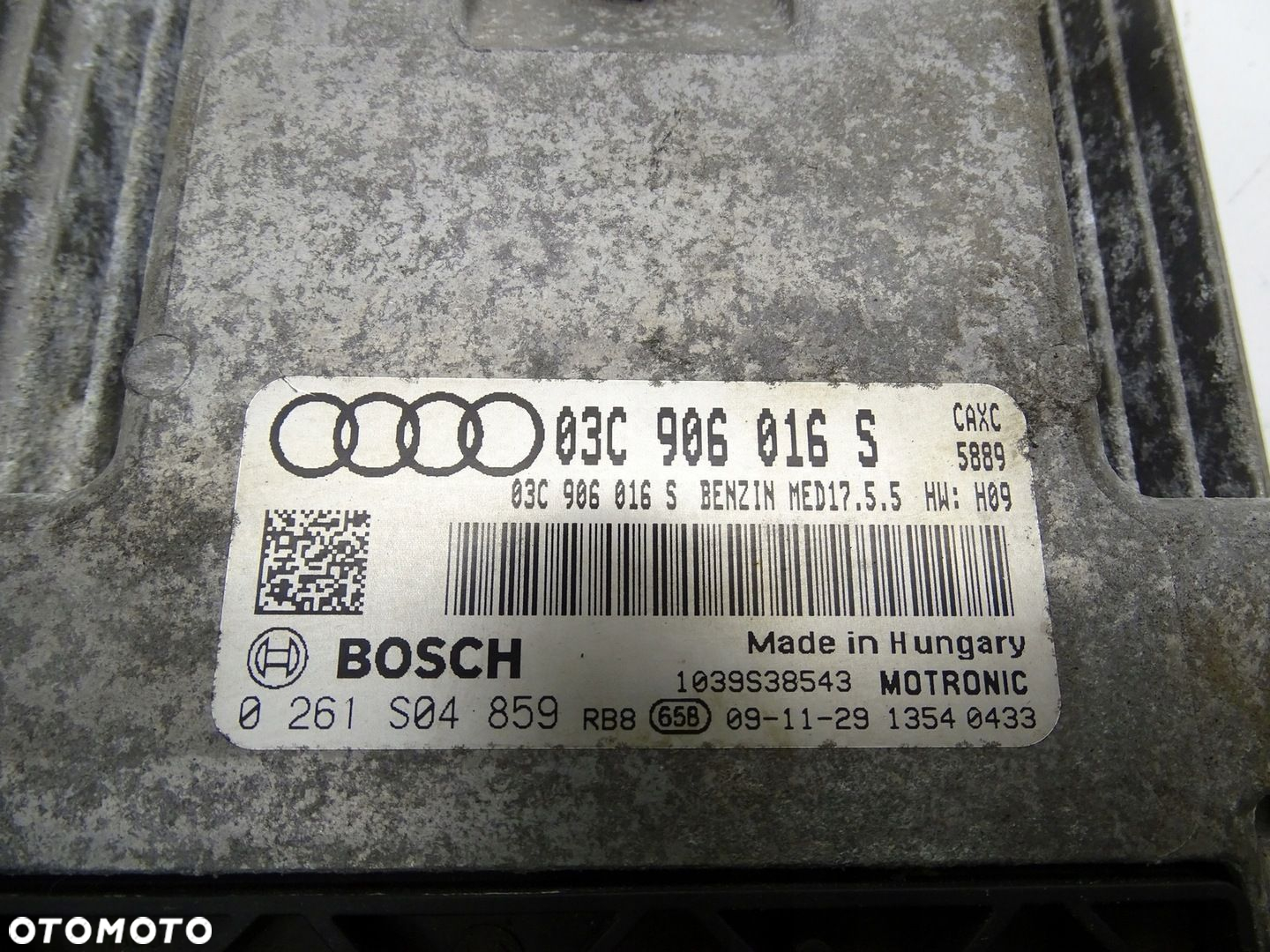 KOMPUTER STEROWNIK SILNIKA AUDI A3 8P 1.4 TSI CAX 03C906016S - 4