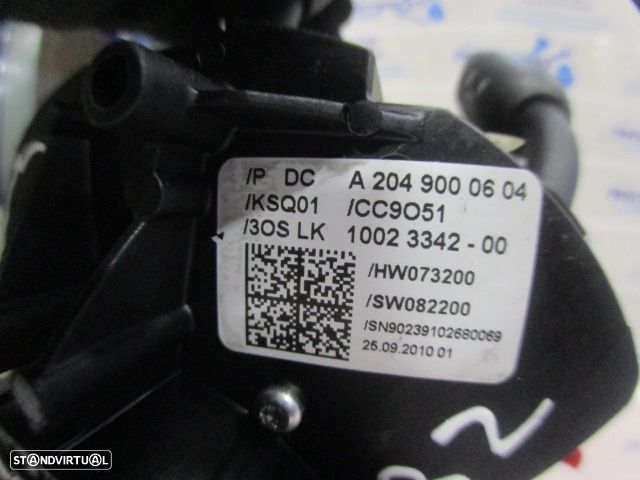 Comutador A2049000604 MERCEDES W204 S204 2010 C220cdi 170CV 5P PRETO ESCOVAS PISCAS E LUZES - 5