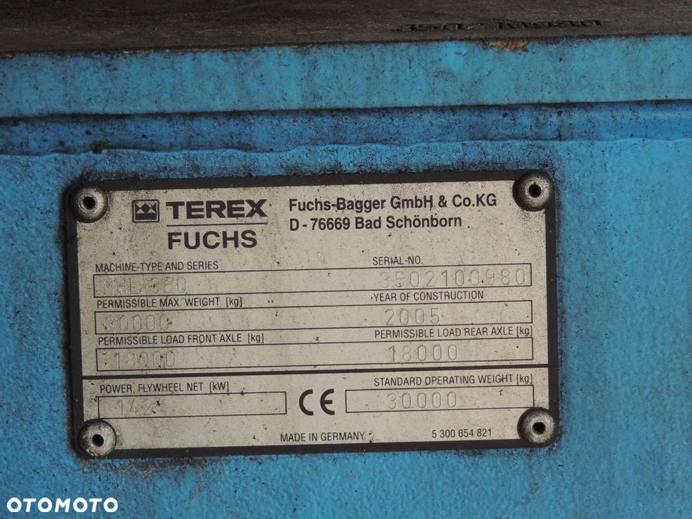 Fuchs Fuchs MHL 350 Koparka przeładunkowa, do złomu , 2005rok - 11