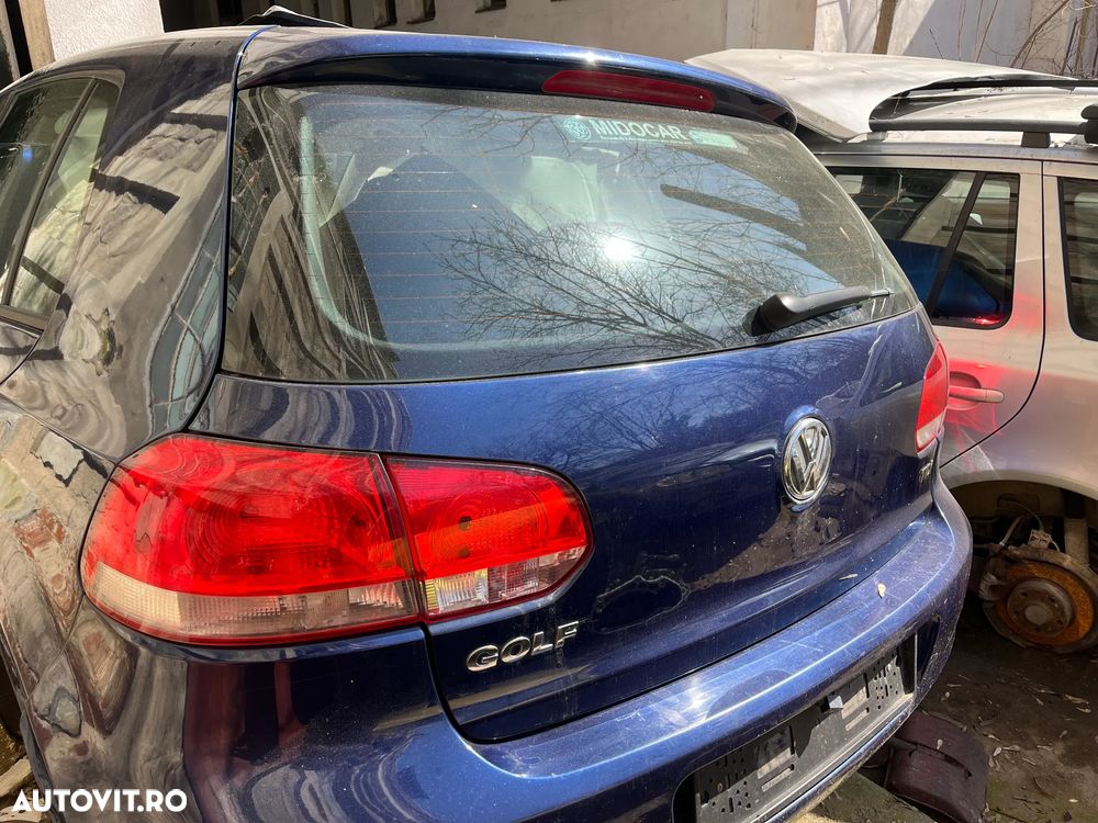 Haion portbagaj cu luneta VW Volkswagen Golf 6 hatchback albastru 2011 - 6