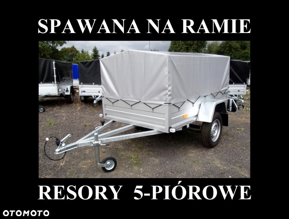Rydwan przyczepa na RESORACH, jednoosiowa na kat. „B” - 1