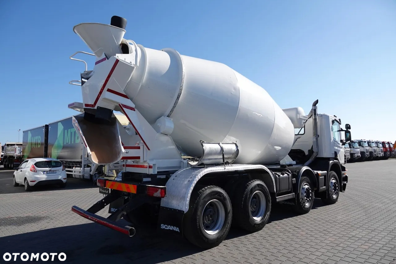 Scania P 360 / 8x4 / BETONOMIESZARKA / GRUSZKA / LIEBHERR / 9m3 / BETONOMIESZARKA / MANUAL - 5