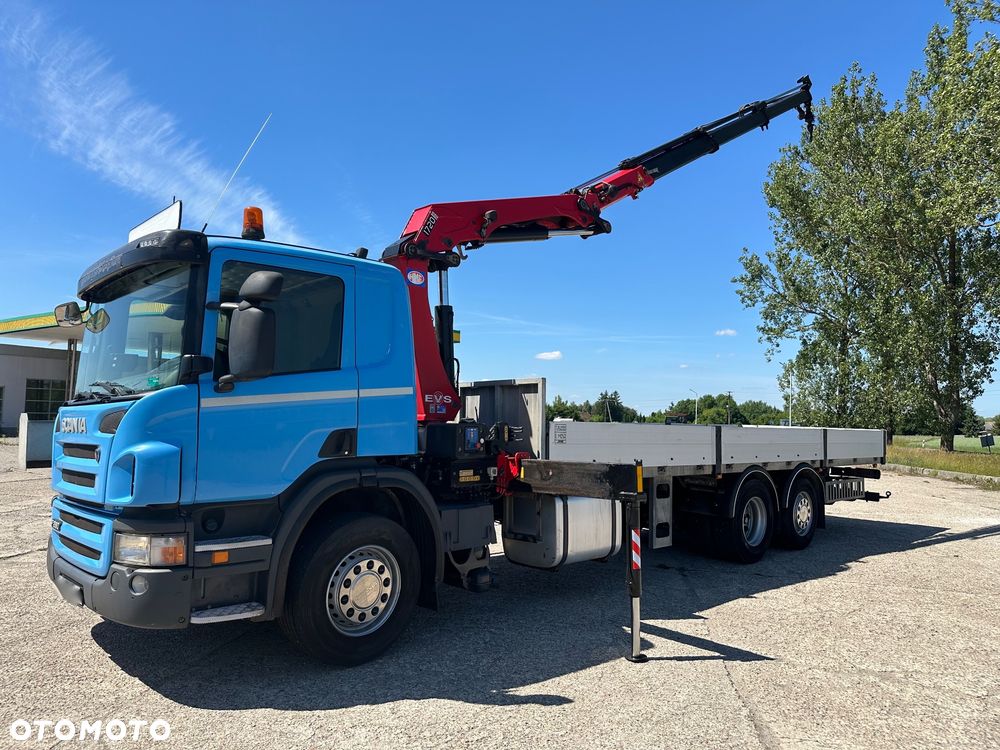 Scania P 280  HDS HMF 1720 K 3  DL. 8.2m do przewozu długich ładunków - 8