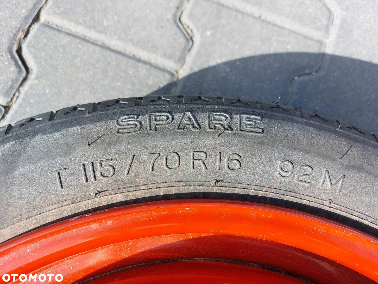 KOŁO DOJAZDOWE 115/70R16 4X16 ET 43 5X110 65.1 FI NOKIAN SPARE 2000r - 6