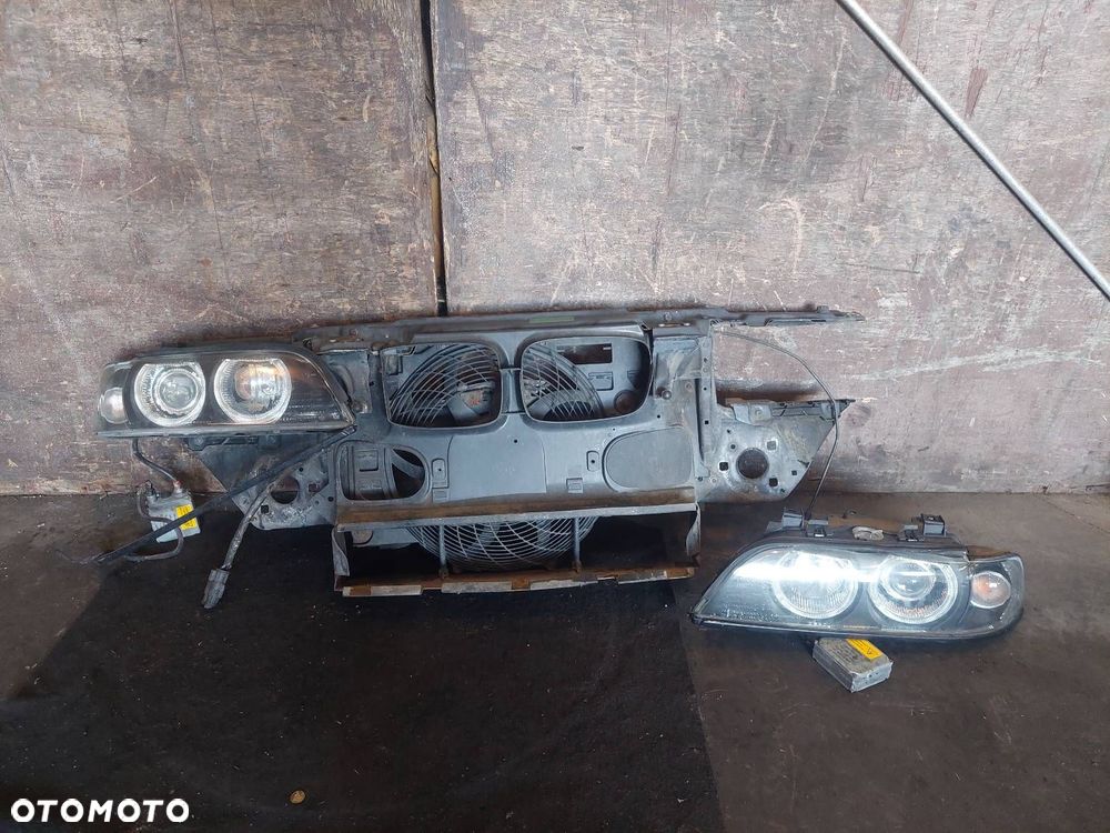 KOMPLETNY PRZÓD ZDERZAK BŁOTNIKI LAMPY XENON BMW E39 LIFT 475/9 BLACK - 13
