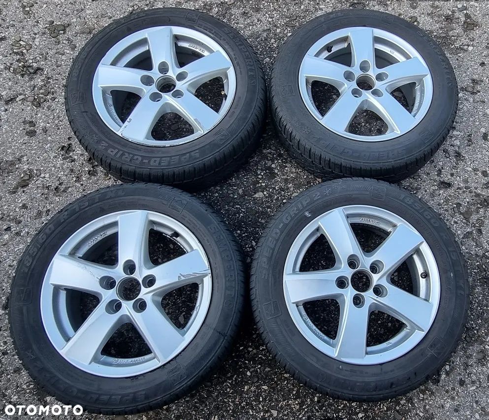4x koła zima Audi A1 VW Seat Skoda Semperit Speed-Grip 2  185/60/15 185/60R15 5x100 - 1