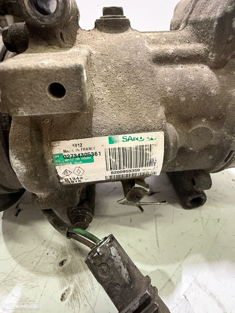 Compressor Ac Mercedes Citan Renault kangoo 1.5 dci Cdi Sanden - 3