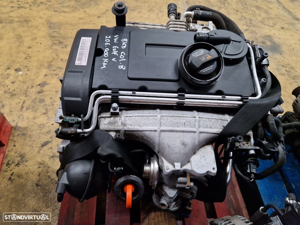 Motor usado BKD VW GOLF 5 2.0 TDI 140CV AUDI A3 LEON TOURAN OCTAVIA EOS - 2