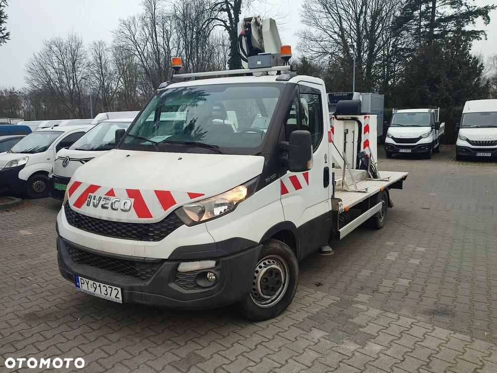 Iveco Daily 35 *zwyżka *kosz *Time France LT130TB zadbany niski przebieg - 1
