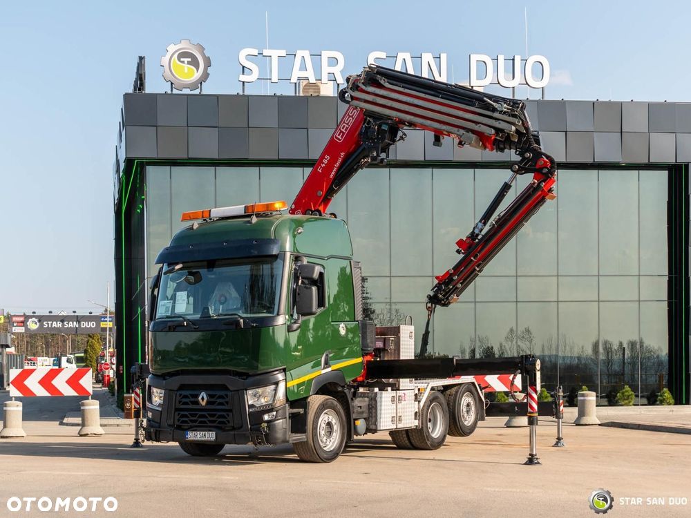 Renault T440 6x2 Fassi F485RA.2.26XE-Dynamic HDS Żuraw Fly Jib Siodło - 3
