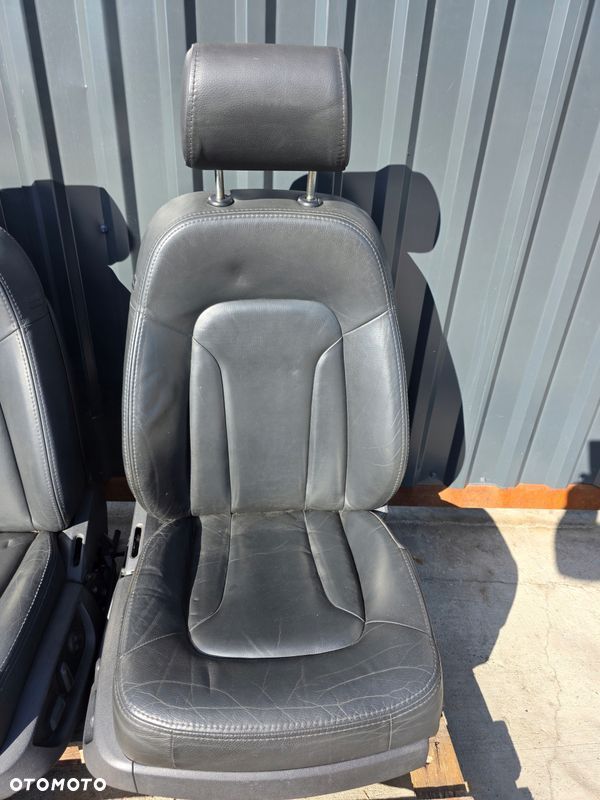 FOTEL FOTELE AUDI Q7 4L 7 OSÓB SKÓRA PODGRZEWANY PRZÓD ELEKTRYKA KOMPLET - 8
