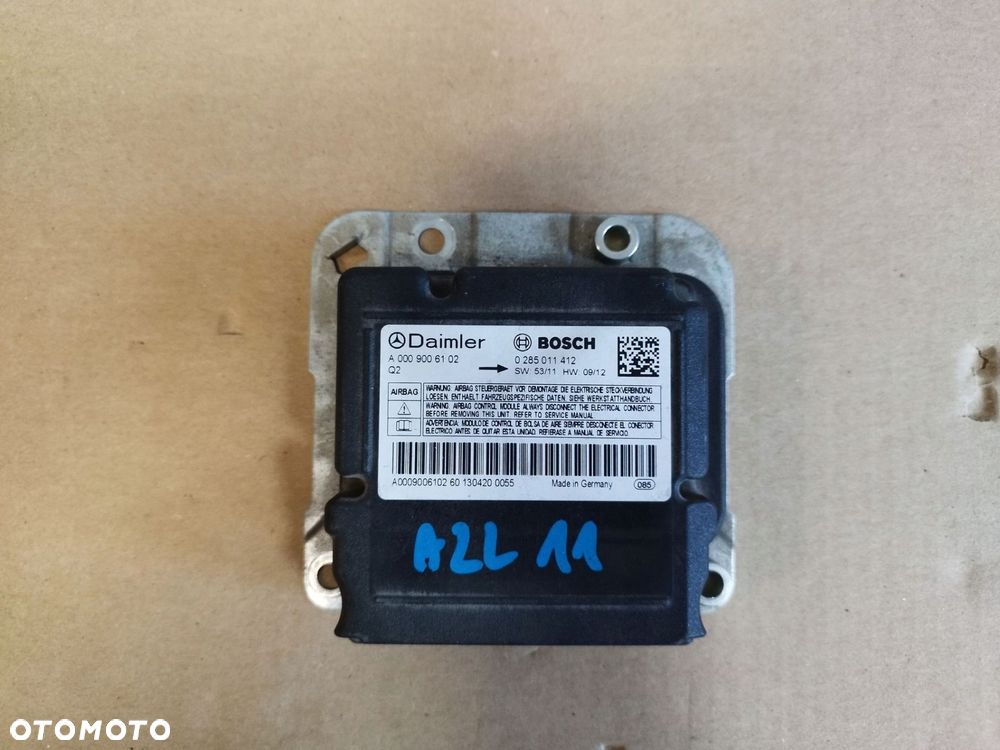 MODUL SENSOR PODUSZEK AIRBAG VITO 639 0285011412 A000906102