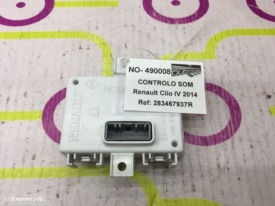 Módulo Comando de Som Renault Clio IV de 2014 - Ref: 283467937R - NO490008 - 1