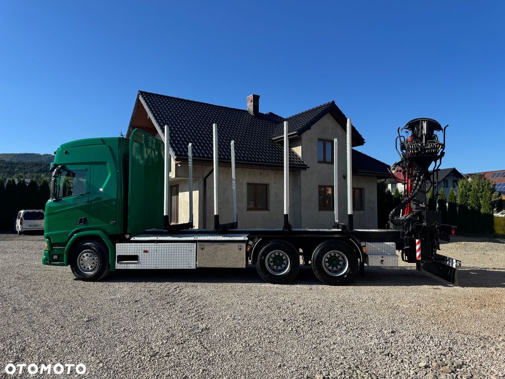 Scania R500 Do drewna drzewa stosu kłody EPSILON M12Z - 11