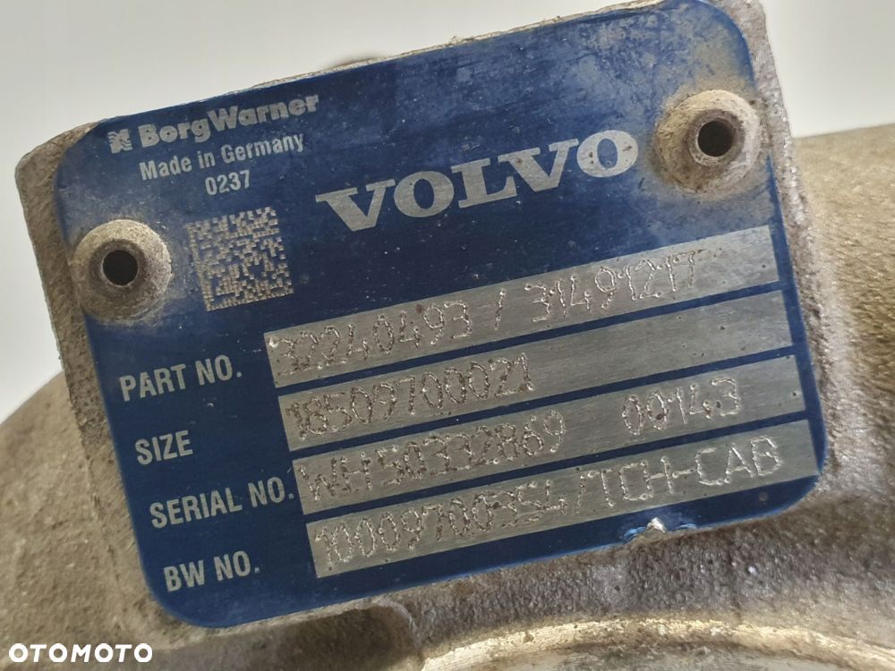 TURBOSPRĘŻARKA Volvo V60 II 2.0 D4 _ turbo 32240493 31491217 - 2