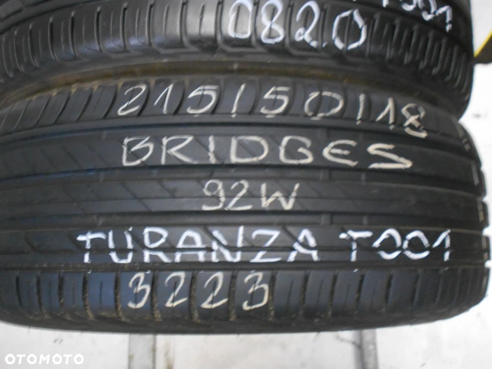 OPONY 215/50R18 BRIDGESTONE TURANZA T001 DOT 3223 / 0820  7.5MM - 3