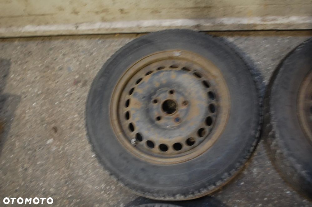 FELGI STALOWE + OPONY ZIMOWE 1K0601027C 5X112 ET47 6J VW GOLF V TOURAN 195/65R15 - 28