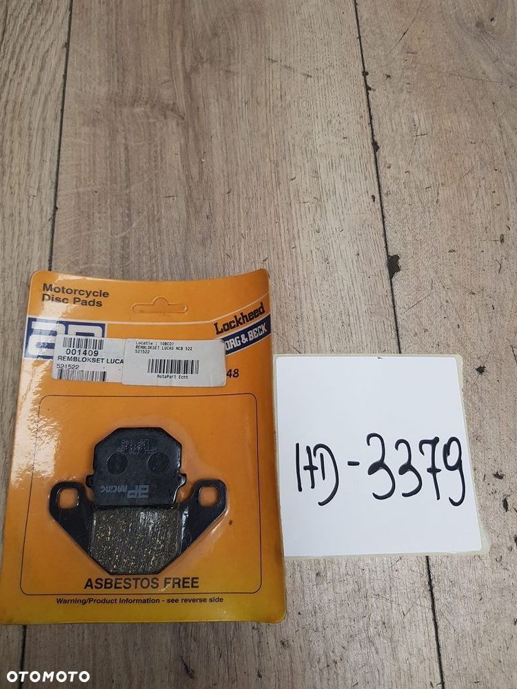 Klocki hamulcowe TRW-Lucas MCB 522 Honda MCX80 Peugeot 50 Vivacity - 1