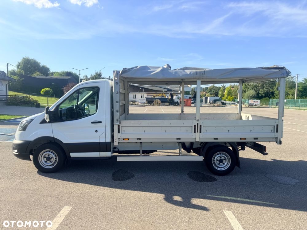 Ford FORD TRANSIT 350 PLANDEKA L3 2.0 DIESEL 170 KM • 2021 • 89 827 KM • ŁADOWNOŚĆ 1375 KG • FV 23% • SALON POLSKA • SERWIS ASO • PEŁNA EKSPERTYZA • GWARANCJA - 20