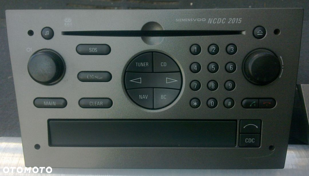 NAWIGACJA RADIO NCDC2015 NAVI OPEL VECTRA C SIGNUM - 2