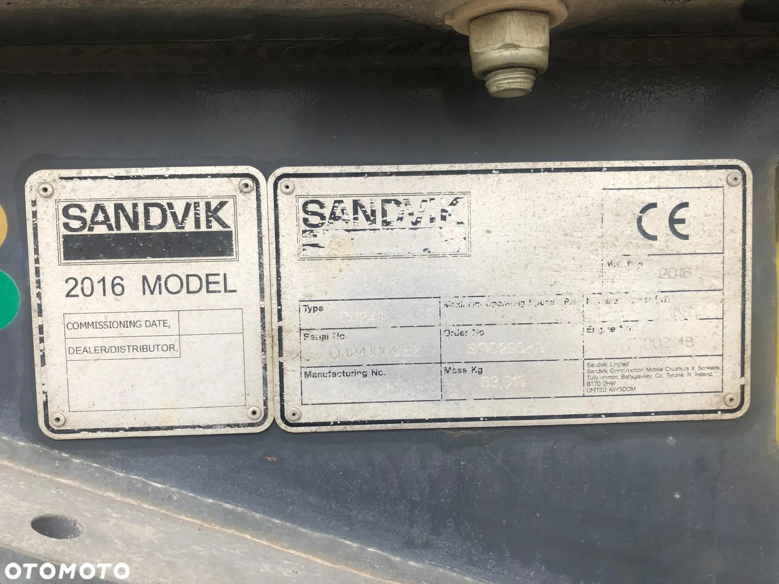 Sandvik QJ 241 2016 Kruszarka szczękowa 34Ton - 14