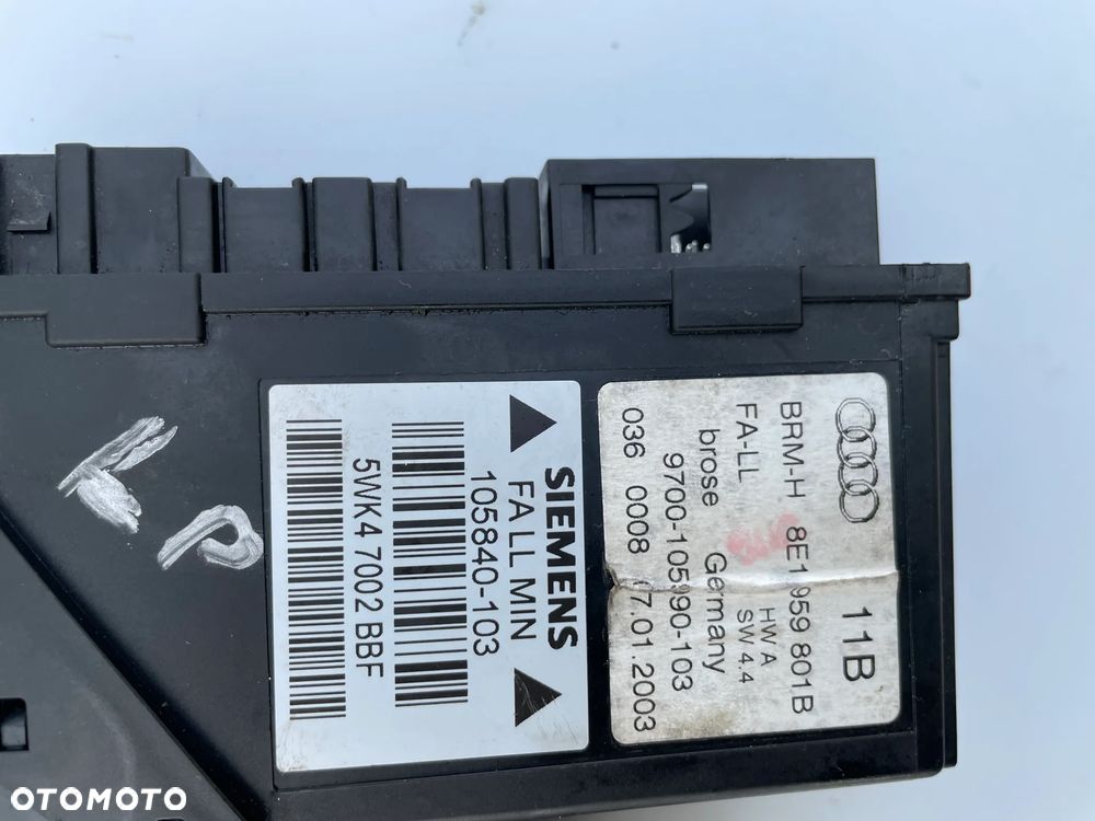 Silniczek szyby lewy przód Audi A4 B6 8E1959801B 105840103 - 2