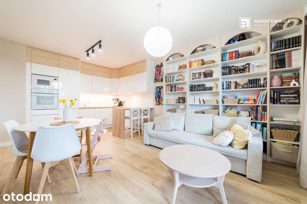Nowoczesne M3 przy Lasku Marcelińskim | Pełne wyposażenie, Balkon 11m²