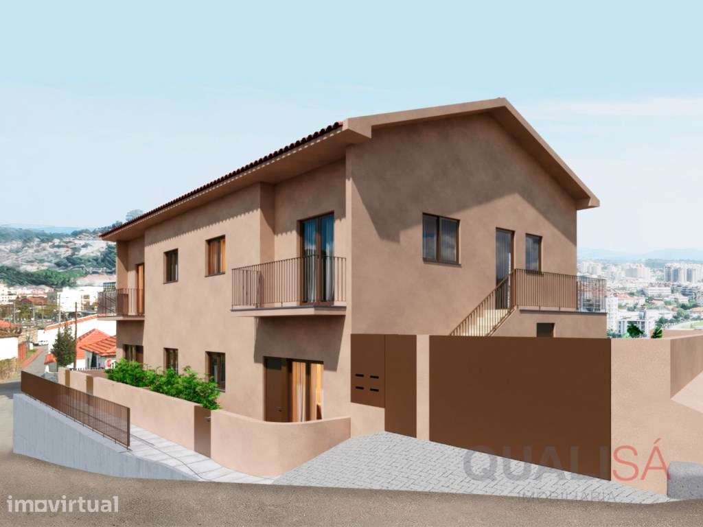 Apartamento T2 novo com logradouro e lugar de garagem em Ferreiros ... - Grande imagem: 5/24
