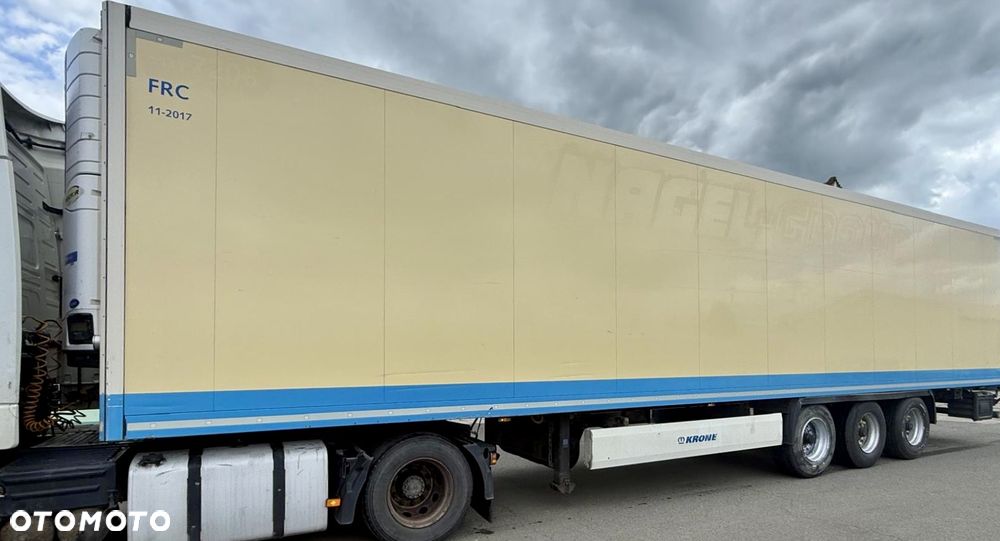 Krone DOPPELSTOCK AGREGAT CARRIER VECTOR 1850 EL.+DI. OSIE BPW OŚ PODNOSZONA GRUBOŚĆ ŚCIANY:6cm WAGA:9060kg 2012r ŁADNA - 3