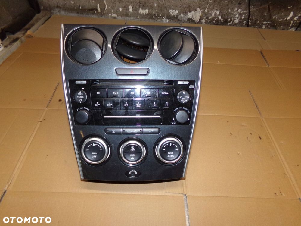 radio cd panel komplet mazda 6 lift - 1