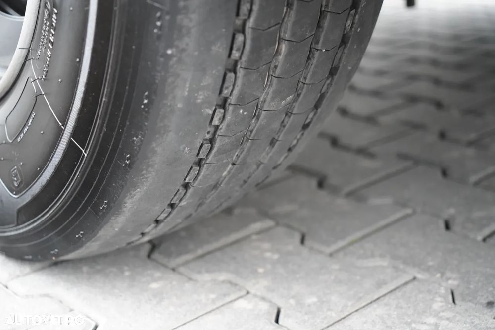 Renault D 210 / 4x2 / CONTAINER / 8,6 M / PODEA RESISTENTĂ / ELEVATOR DHOLLANDIA - 17