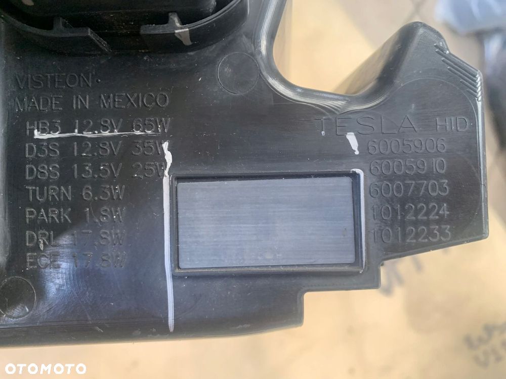 LAMPA PRZEDNIA LEWA TESLA MODEL S XENON 6005906 - 8
