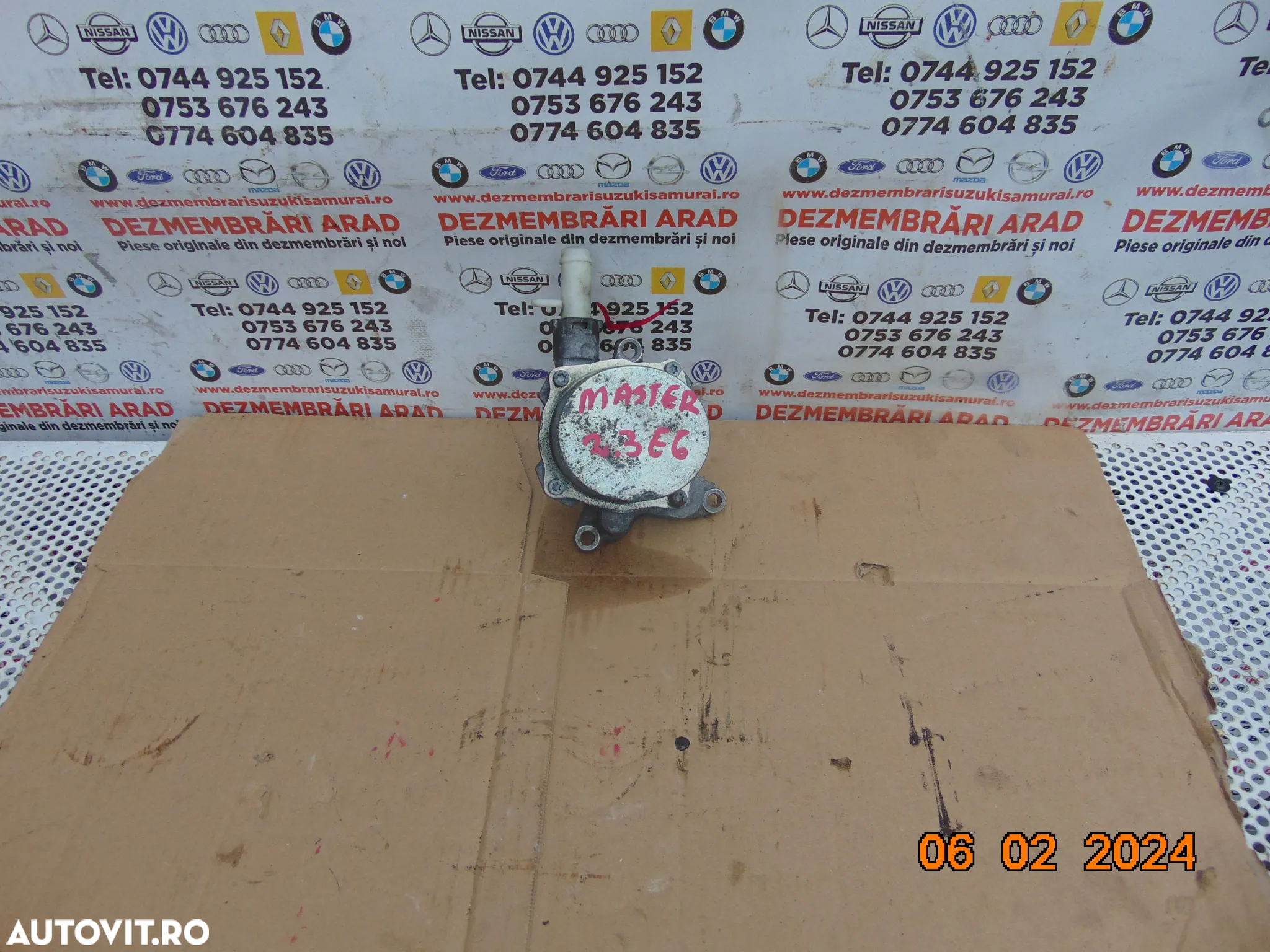 Pompa vacuum Renault Master 2.3 euro 6 opel movano nissan navara nv400 cod 146508418r - 5