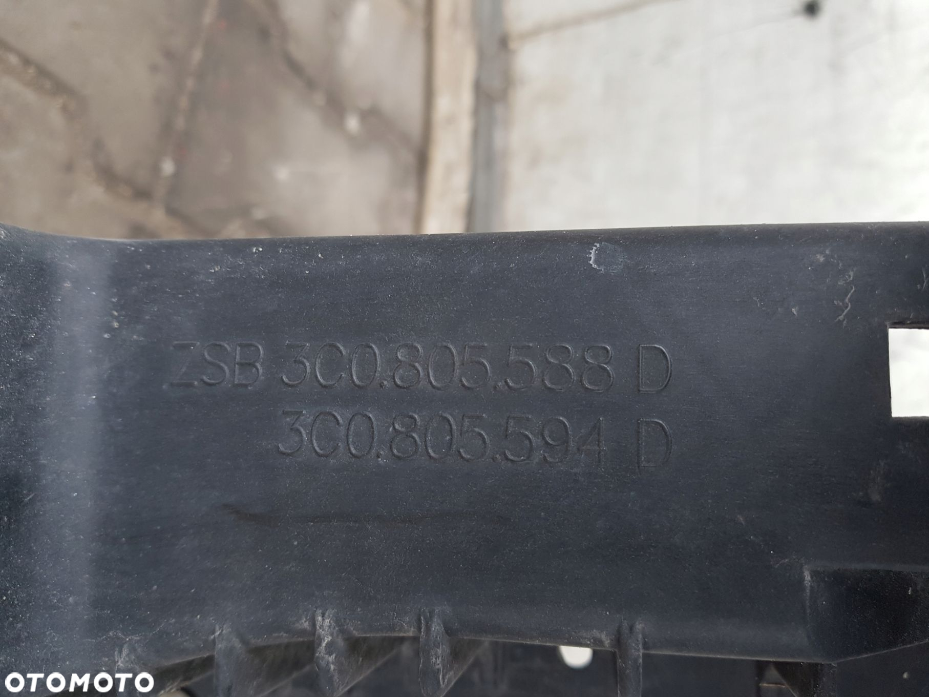 VW PASSAT B6 05-10r PAS PRZEDNI WZMOCNIENIE CZOŁOWE 3C0805588D - 6