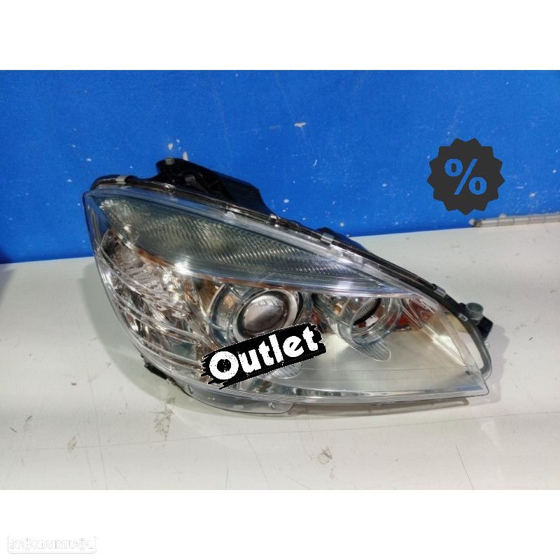 R017762C1 FAROL DIR XENON PARA MERCEDES C W204 07-11 FUNDO CROMADO - 7