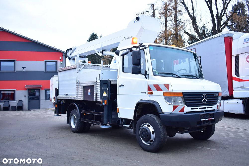 Mercedes-Benz Vario 816 / Euro 5/ 4x4/ Zwyżka/ Podnośnik koszowy Ruthmann TB 220/ 22 m. / Steiger/ Hubarbeitsbühne/ Reduktor ! / Sprowadzony z Niemiec/ Stan Perfekcyjny ! - 34