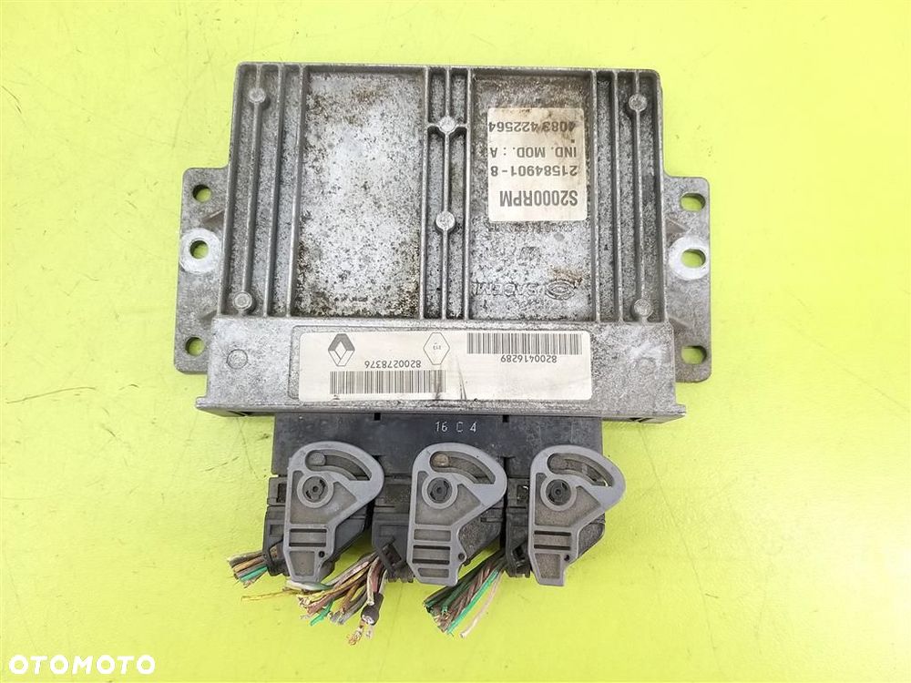 Komputer sterownik silnika Renault Modus 2004-2012 1,4 B 215849018 ORYGINAŁ - 1