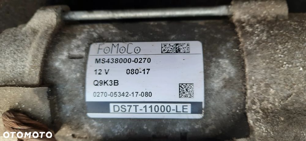 Ford 2.0 tdci Alternator ds7t-10300-kd 317027179 fg18t114 180 A ROZRUSZNIK MS438000-0270Q9K3B DS7T-11000-LE - 4