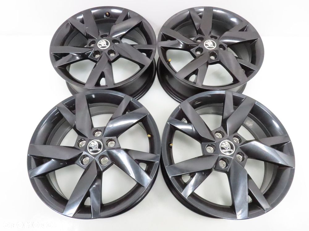 Alufelgi 17'' Skoda Octavia Superb 5x112 6,5J ET46 5E3601025AC - 1