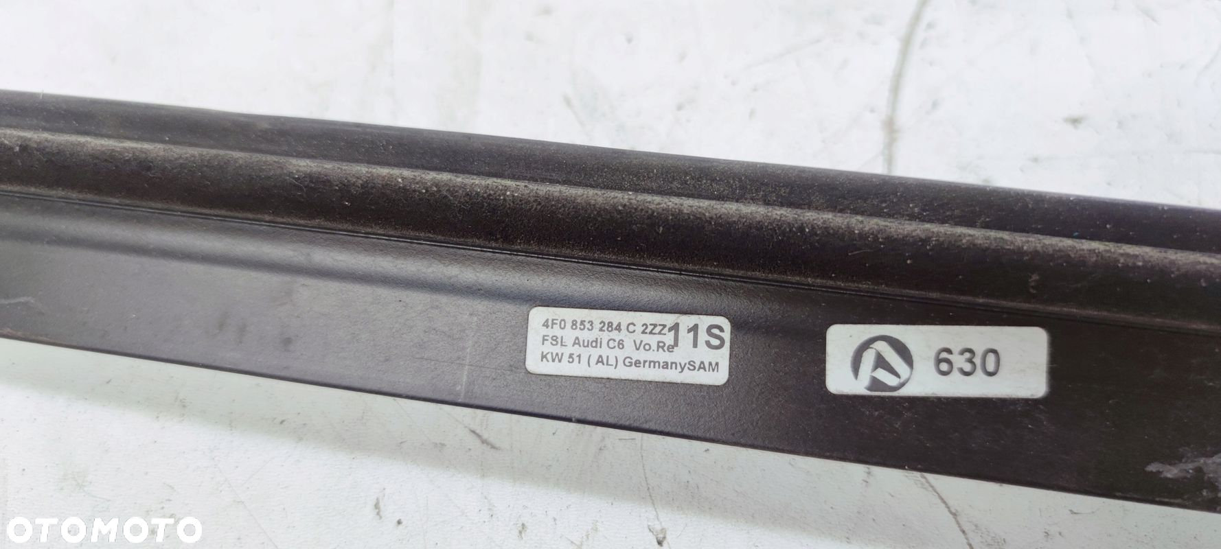 LISTWA CHROM DRZWI PRAWY PRZÓD AUDI A6 4F0853284C - 5