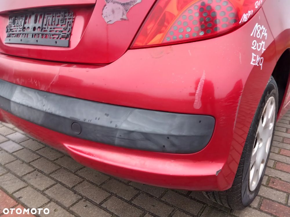 PEUGEOT 207 ZDERZAK TYLNY TYŁ KOLOR: EKQ - 3