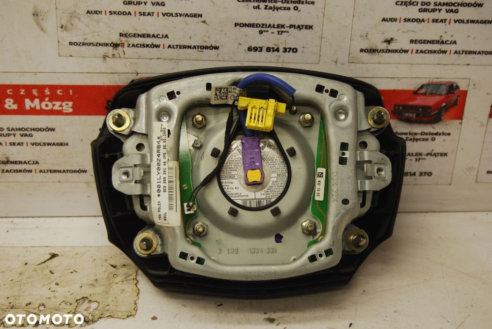 PODUSZKA AIR BAG KIEROWCY 8E0880201AA AUDI A4 B6 8E0880201L - 2