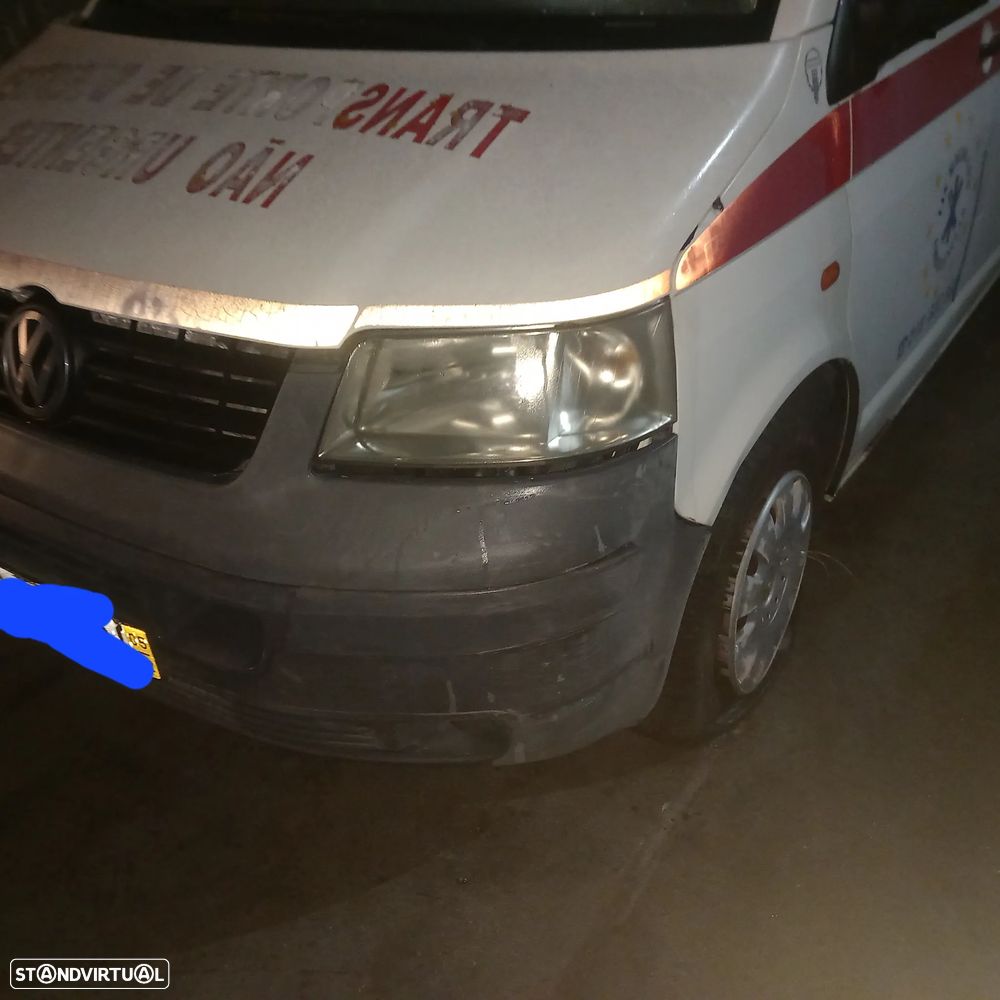 Frente completa sem airbags vw transporter t5 - 1