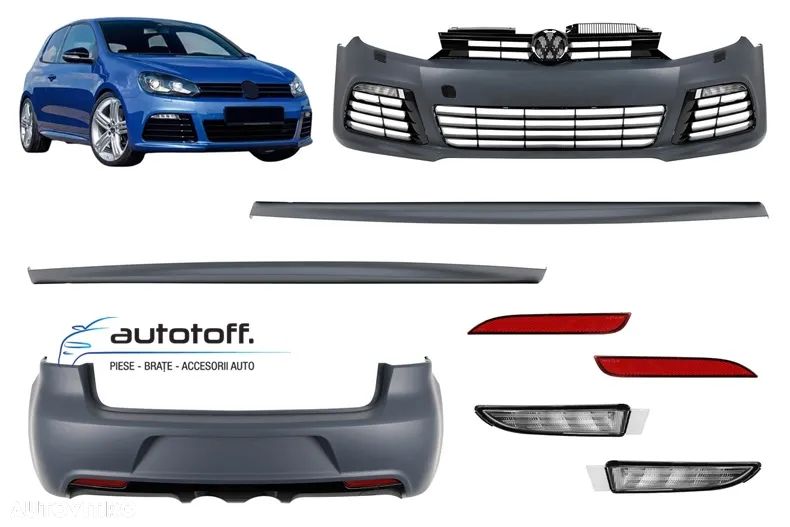 Pachet exterior compatibil VW Golf 6 Hatchback (08-13) R20 Design - 1