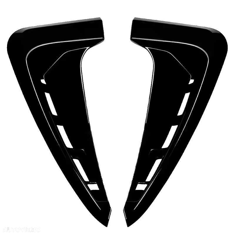 Set 2 Extensii Ornamente Aerisiri Aripi Aripa BMW X5 F15 Negru Lucios - 1