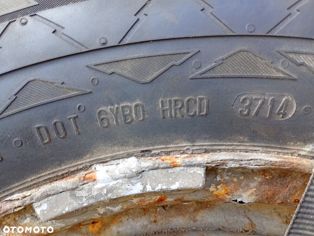 felga stalowa opona continental koło zapasowe 235/65r16c 118/116r et62 6x130 sprinter w906 crafter A0014014802 - 10