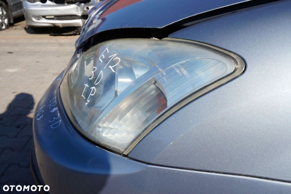 MASKA ZDERZAK BŁOTNIKI LAMPY COROLLA E12 8Q3  TOYOTA 2001-2004 SREBRNY PRZÓD KOMPLETNY - 20