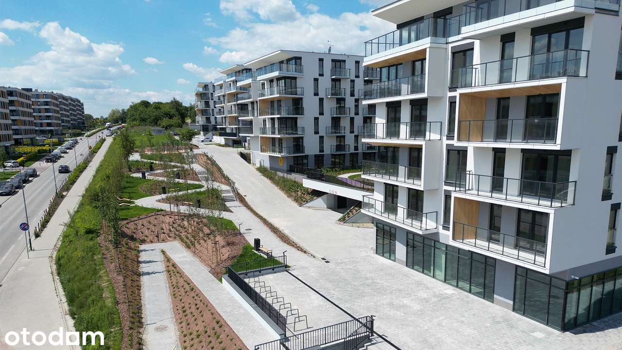 Dwa pokoje w gotowej inwestycji przy tramwaju - Bezpośrednio