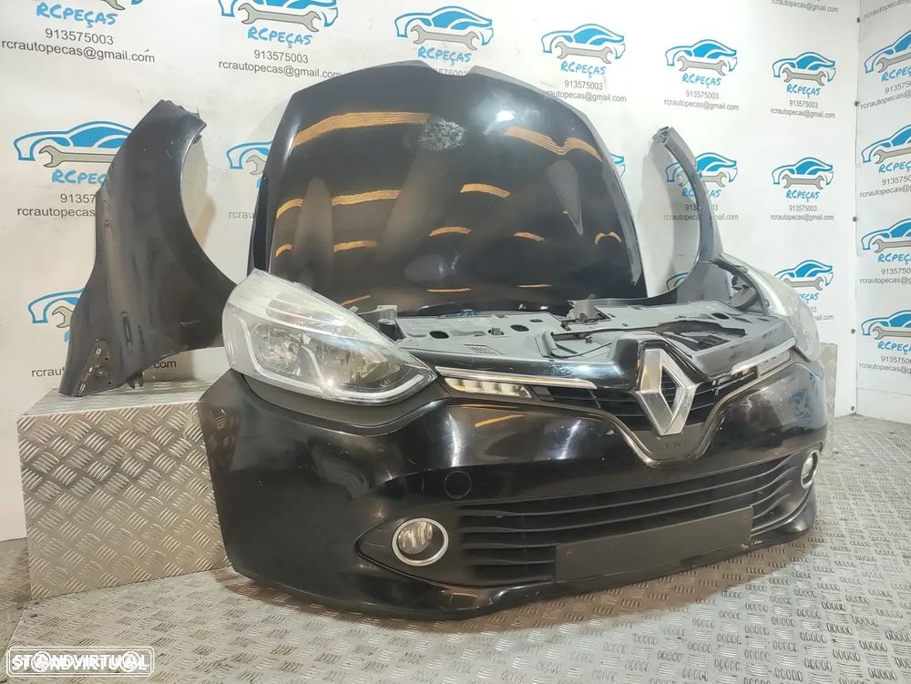 Frente Completa Renault Clio 4 IV - Fase 1 - Capot | Capo | Parachoque | Parachoques | Guarda Lamas | Lama | Radiador | Ventilador | Reforço | - 3